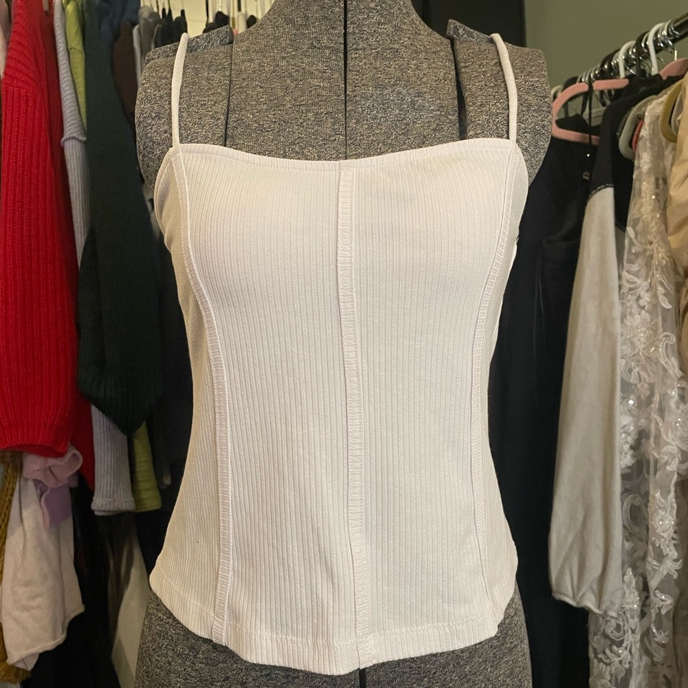 White Anthropologie camisole top